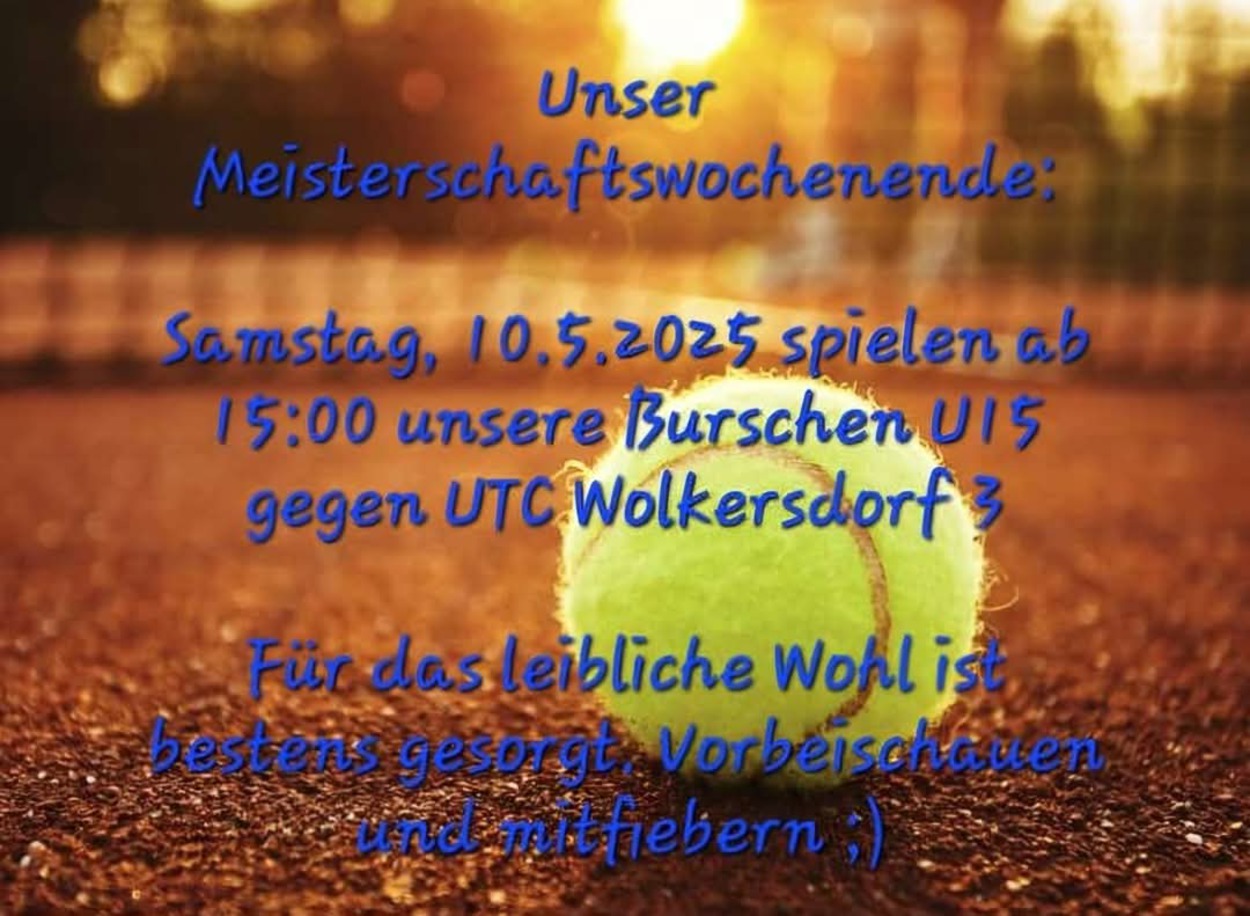 Meisterschaft am 10.5.2025