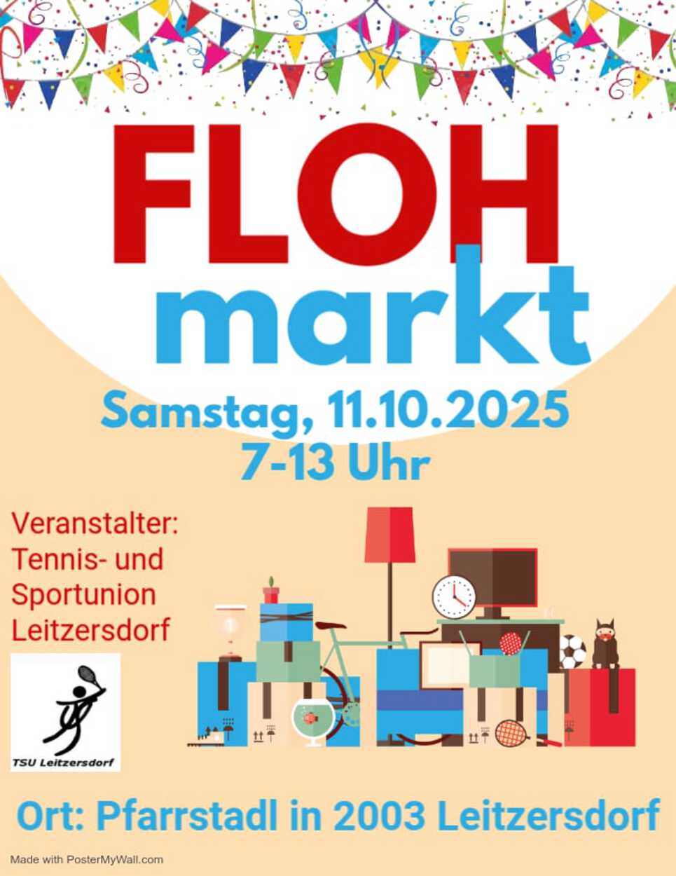 1. Flohmarkt der TSU Leitzersdorf