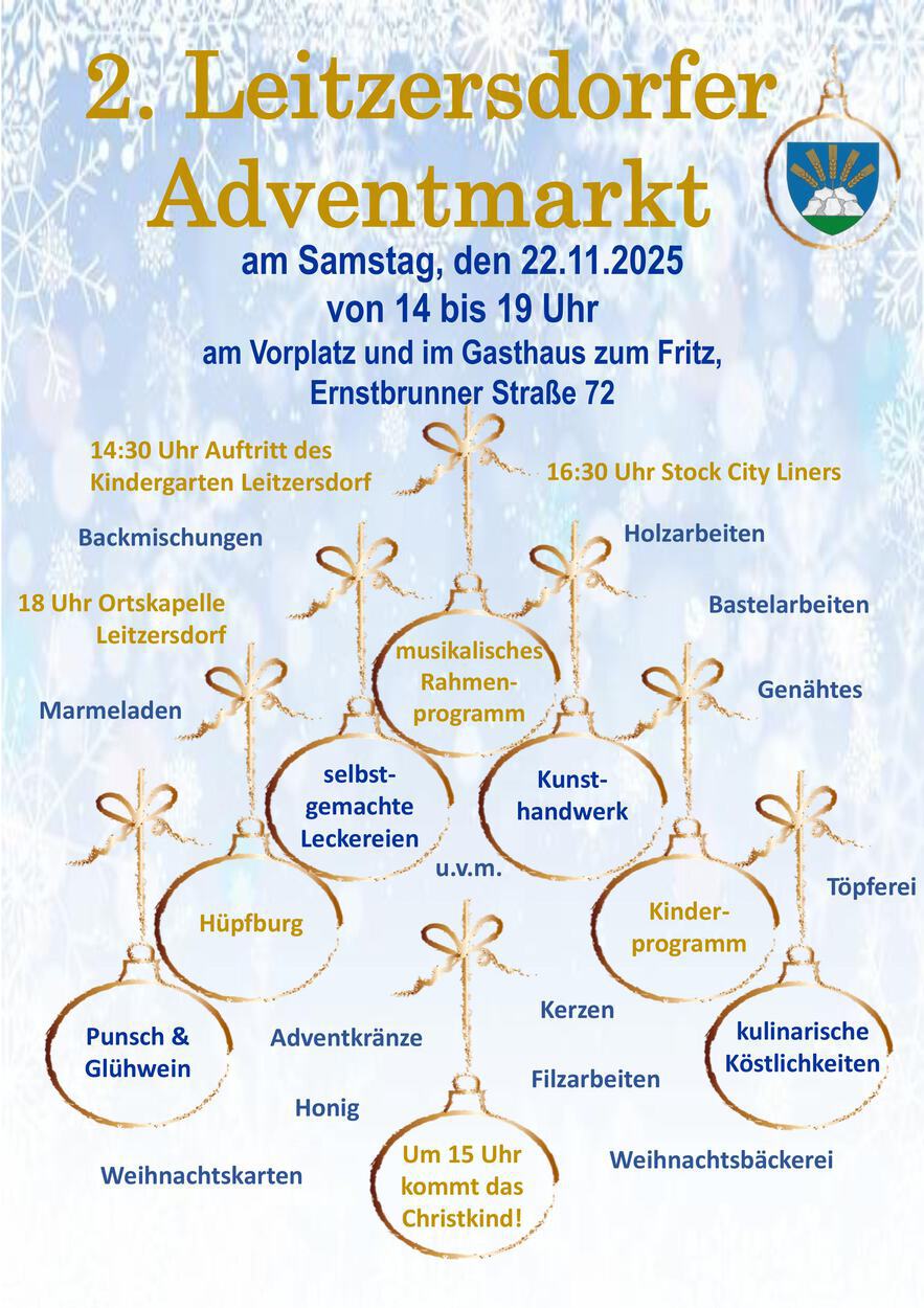 2. Leitzersdorfer Adventmarkt