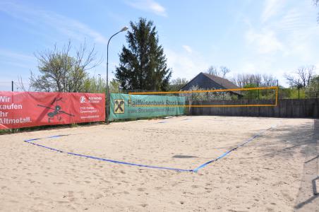 Eröffnung vom Beachvolleyballplatz