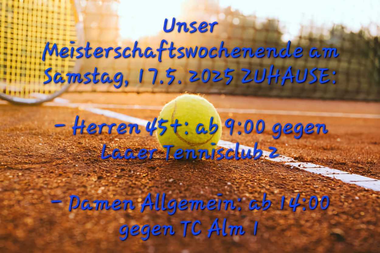 Meisterschaft am 17.5.2025