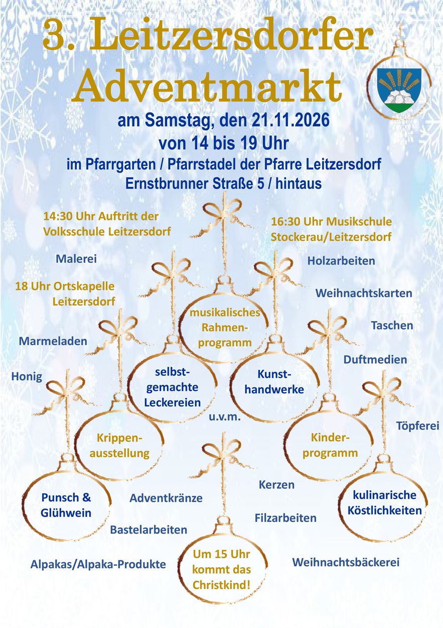 3. Leitzersdorfer Adventmarkt mit der TSU Leitzersdorf
