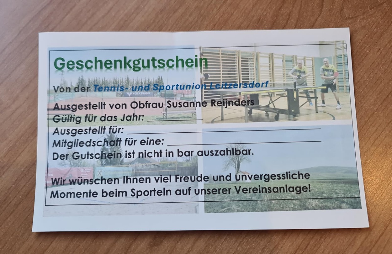 Geschenkgutscheine für Weihnachten